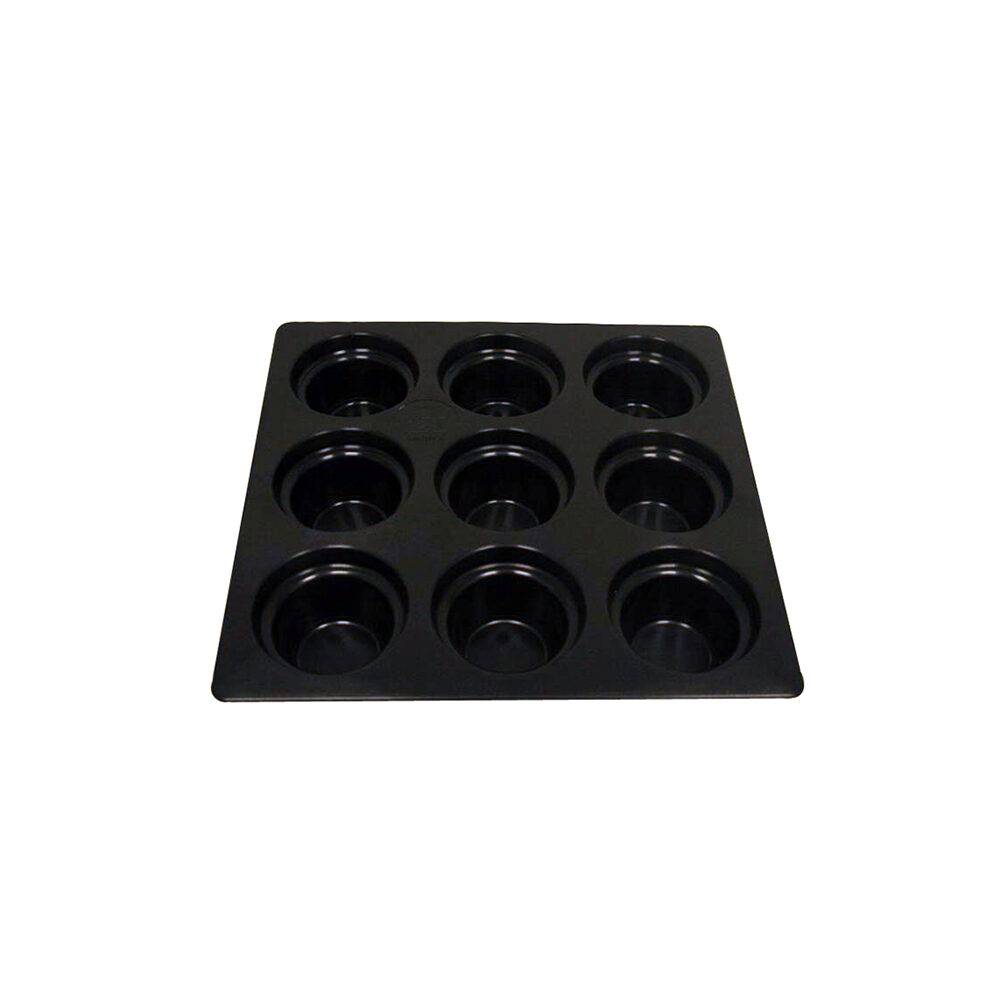 KUNSTSTOF MUFFINBAKJE 9 CUPCAKES D.9/5CM H.5CM