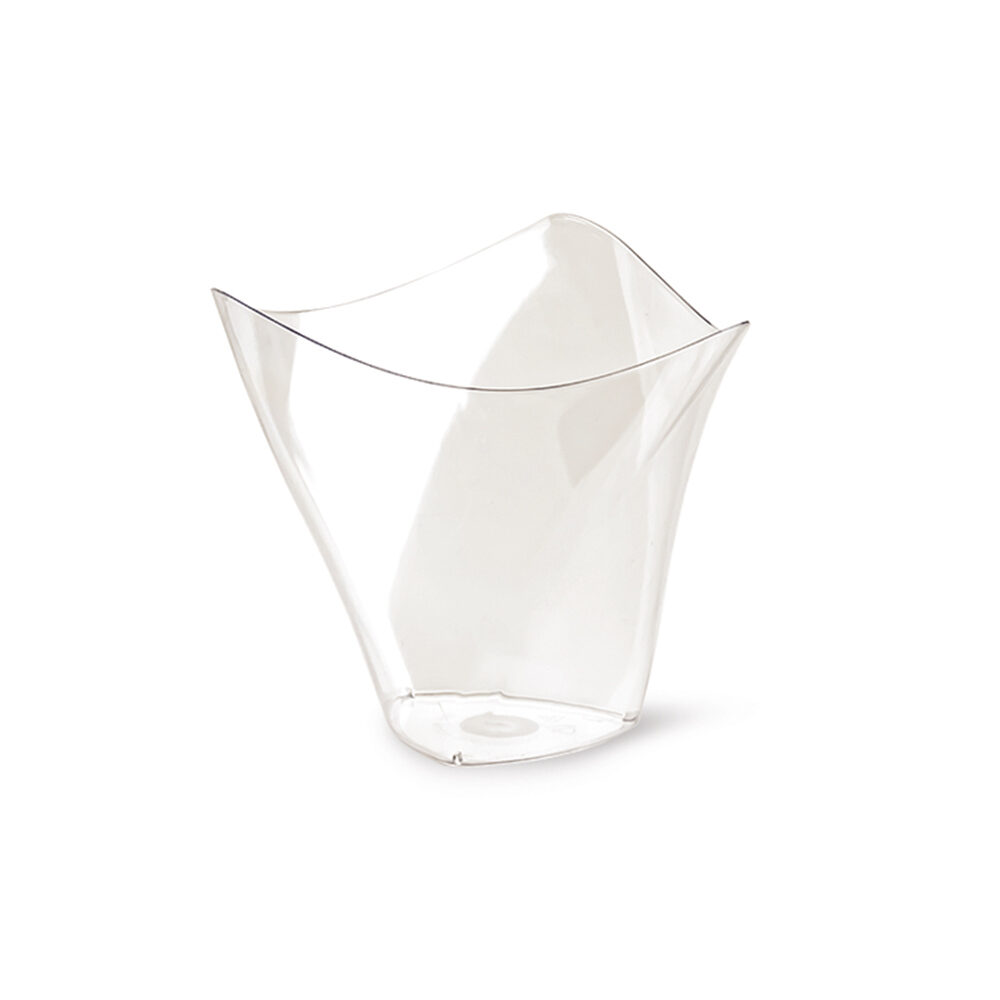 X50PC CUPS DORICO PLA TRANSP.400CC COMPOSTABLE