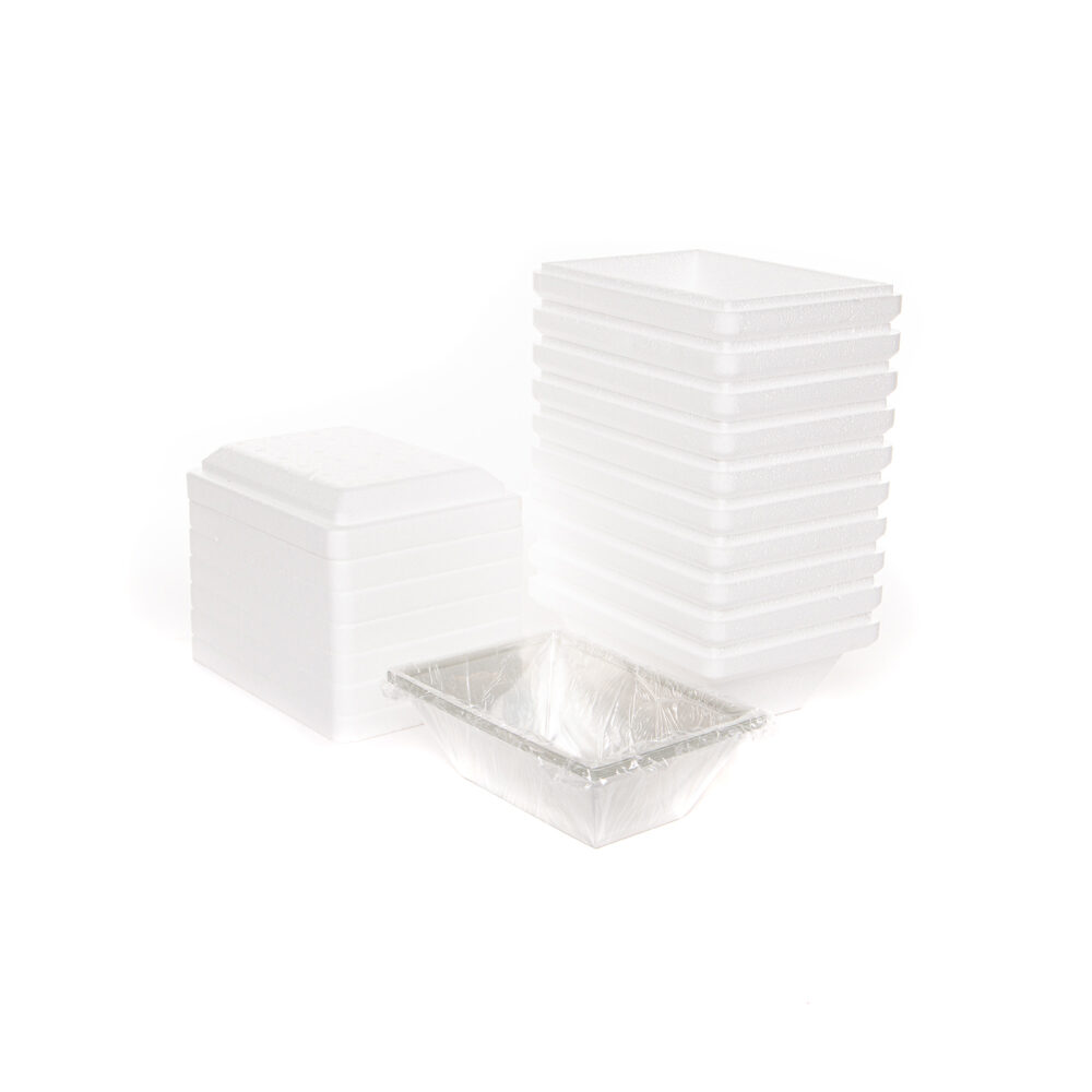 X160ST ICECR.CONTAINER THERMIC TUB 500CC WHITE PSE ISOL.