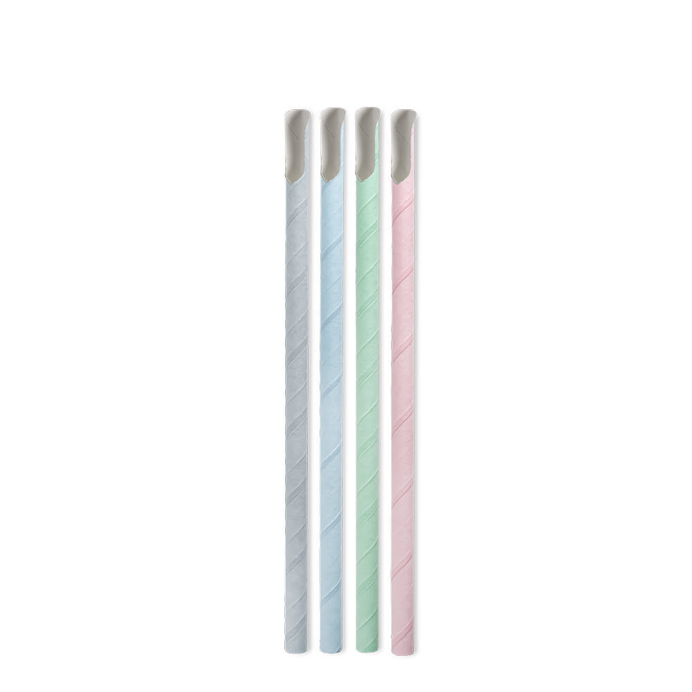 X125ST FLEXIBLE PAPER SPOON D8 L22 PASTEL