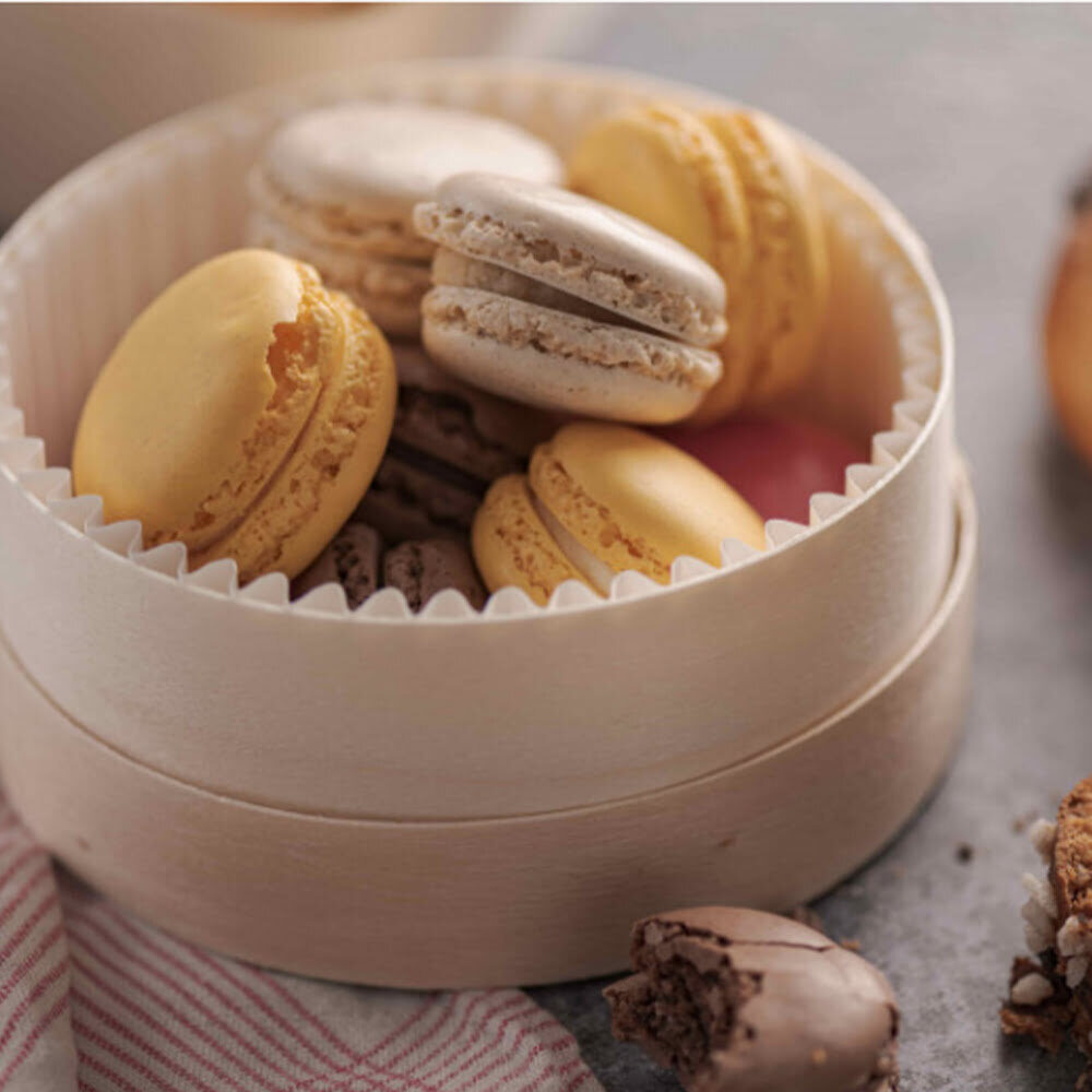 X50PC WOOD BOX 135 + PET BAKING CUP