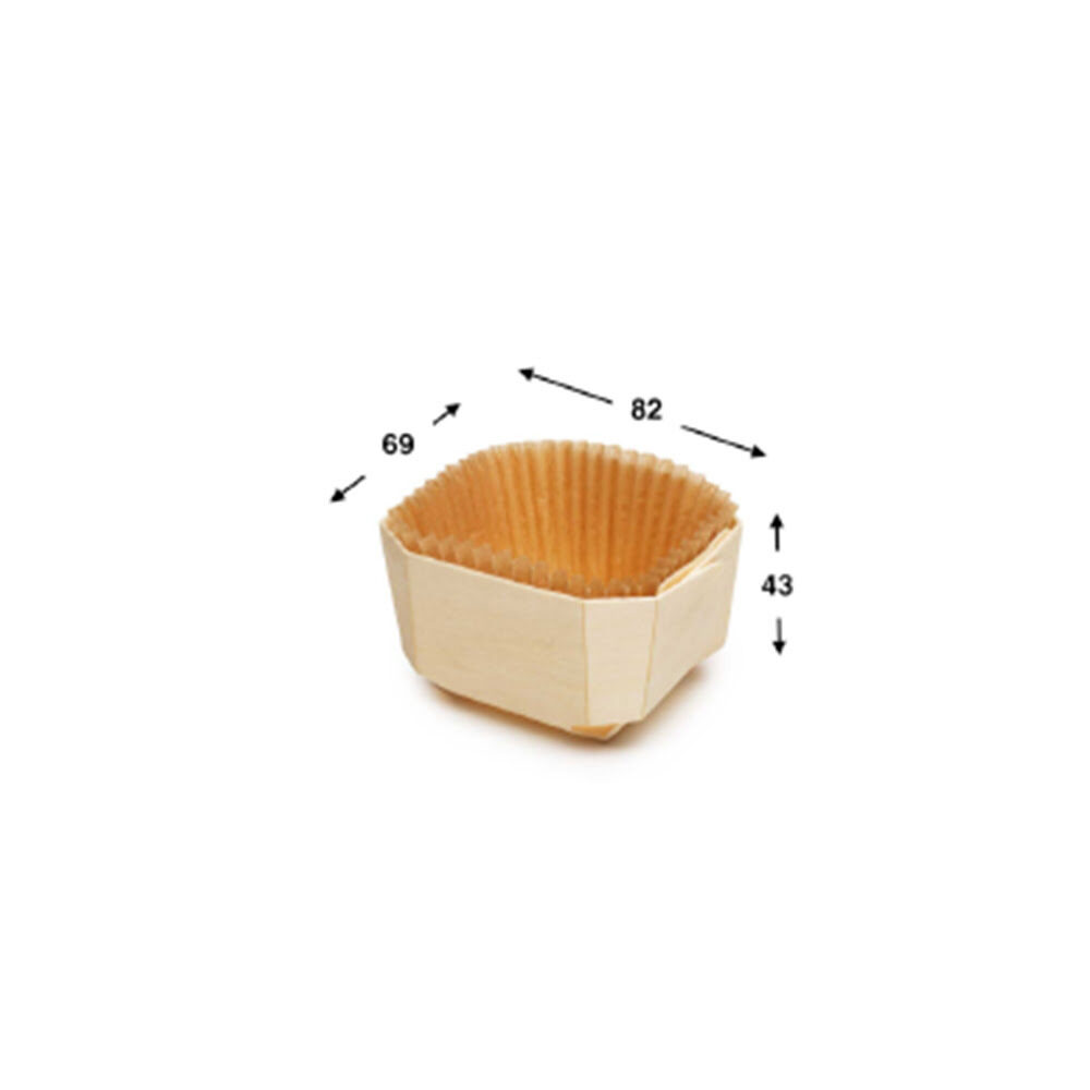 X500PCS PANI-MOULE + PAPIER DE CUISSON TINY