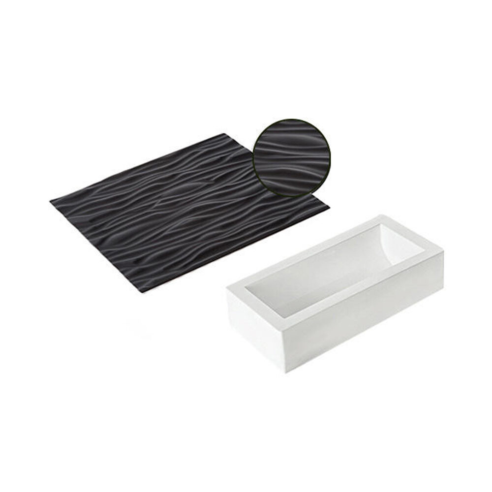 X1PC KIT BUCHE WOOD01 - SILICONE MOULD (2 PC.) 250X90 H70MM