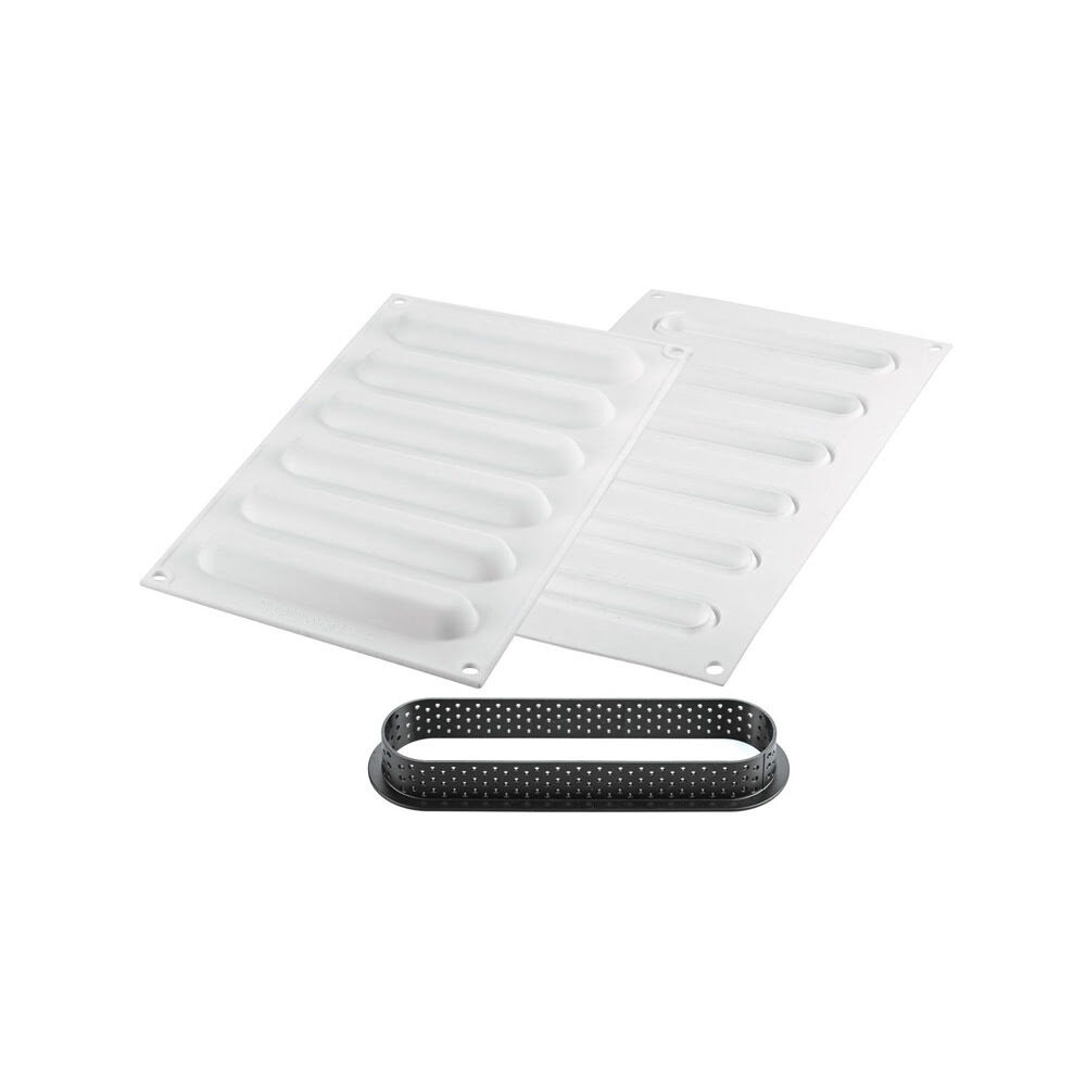 XKIT RING OBLONG 146X34MM SET SILIC MOULD/6RING/10 PLATES