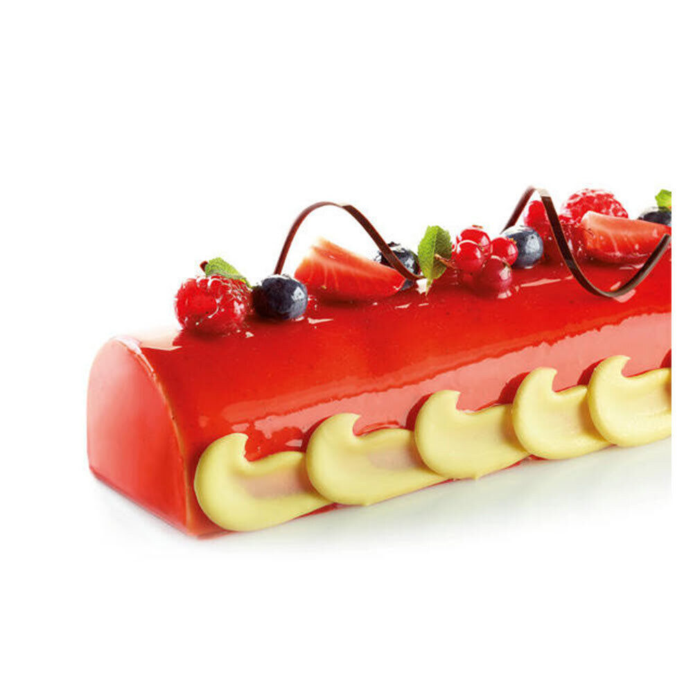 X1PC BLACK SILICONE MOULD X4 TRONCO 50X8 H6,3CM SQ014