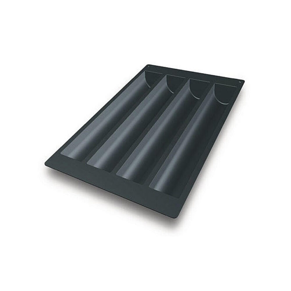 X1PC BLACK SILICONE MOULD X4 TRONCO 50X8 H6,3CM SQ014