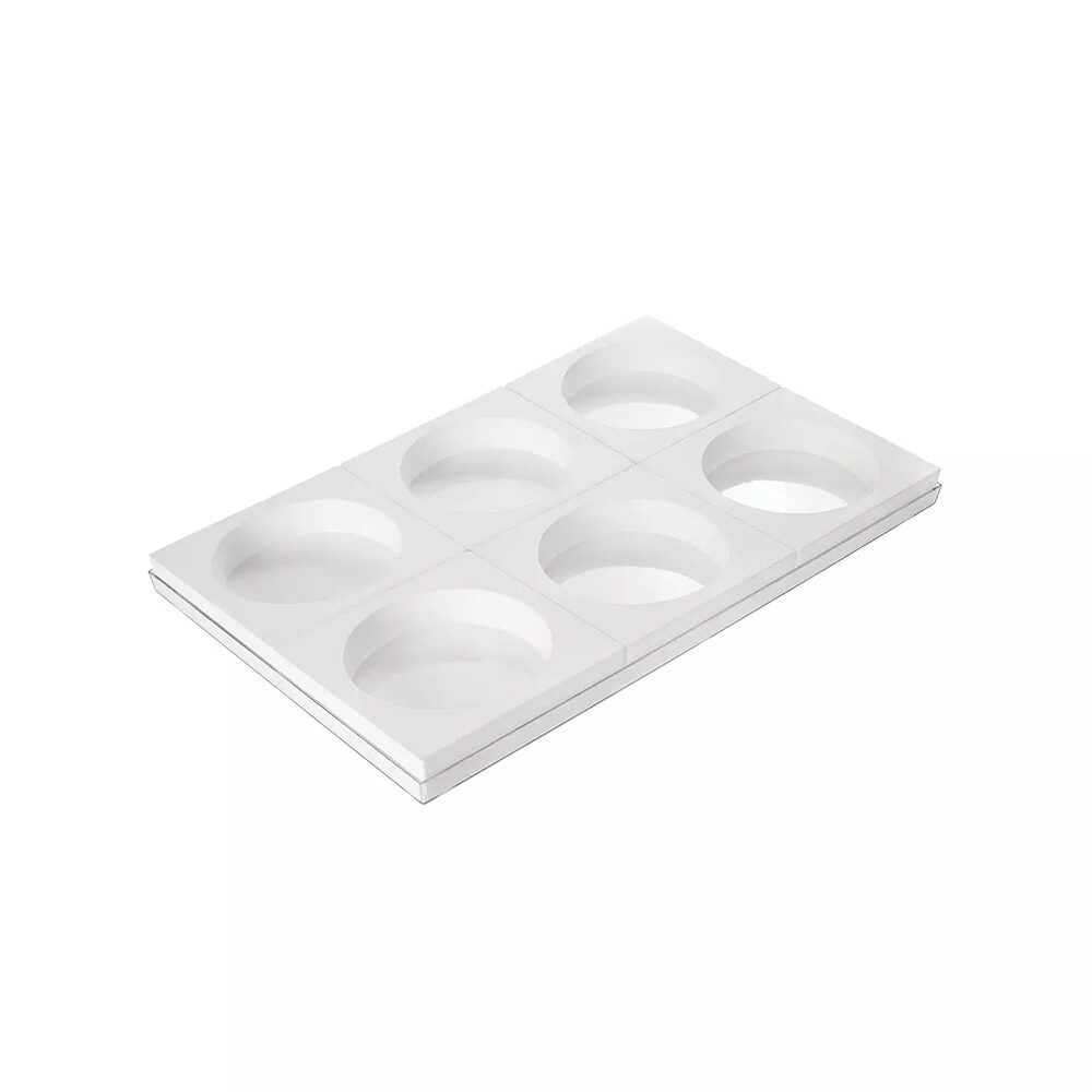 X1PC TOR160 H50/6 - SET 6 SIL. MOULD ø 160 H50 MM SILIKOMART