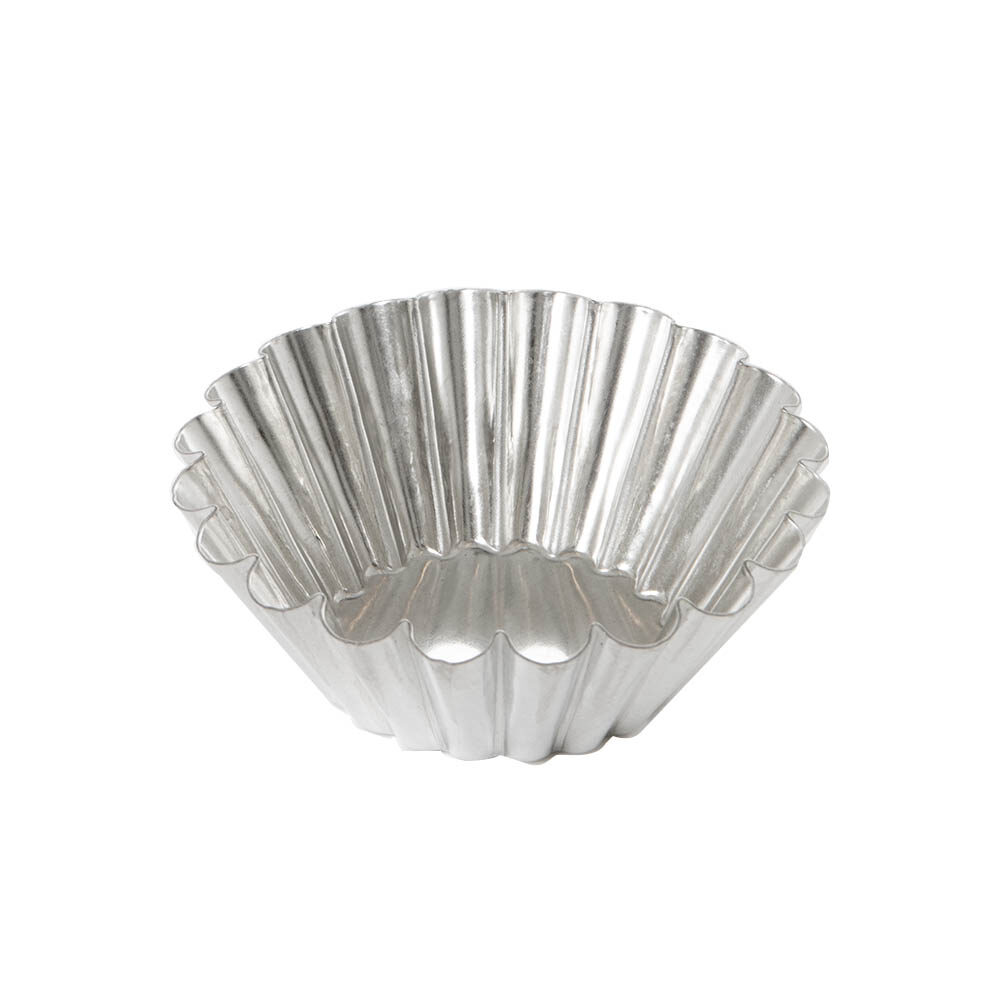 XBRIOCHE MOULD SMALL WAVES TINPLATE 90/H32MM