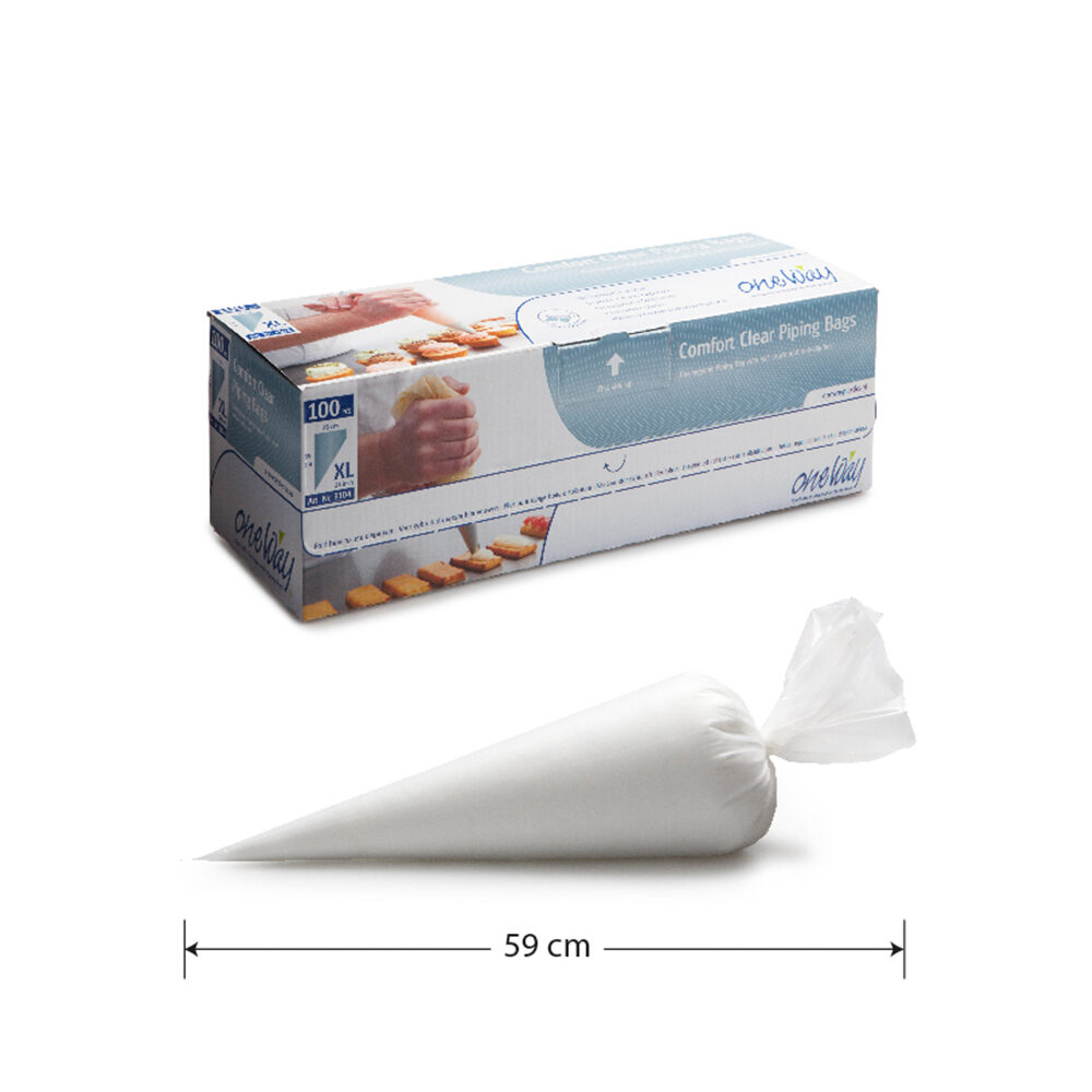X100PCS REJECTABLE POUCH NEUTRAL ROLE 59CM WITH GRIP