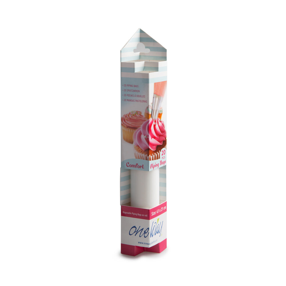 X20PCS DISPOSABLE PIPING NEUTRAL 41CM WITH GRIP B@HOME