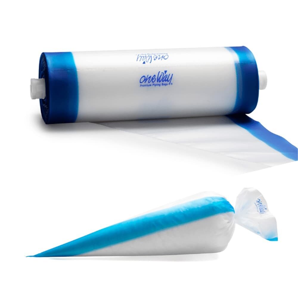 X100PC PIPING BAGS MASTERLINE TRANSP/BLUE FOR DISP. 59CM