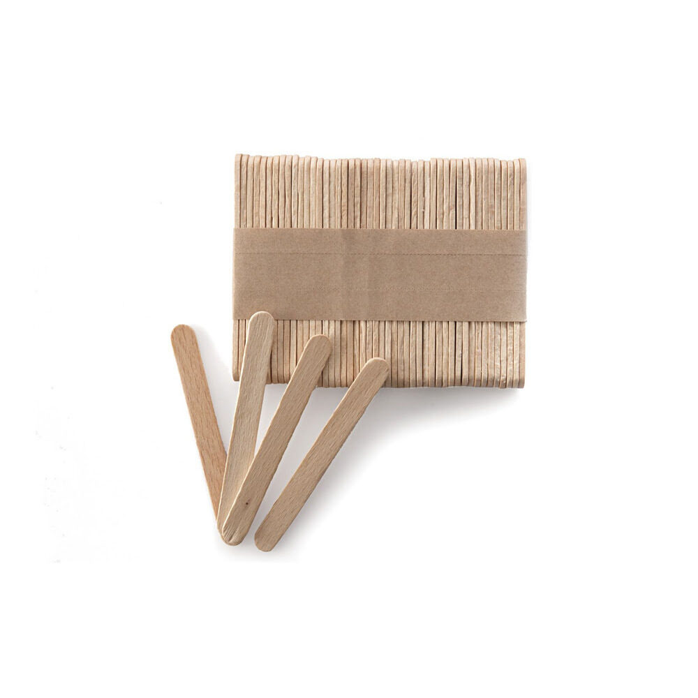 500PC ICE LOLLY STICKS MINI WOODEN 7CM