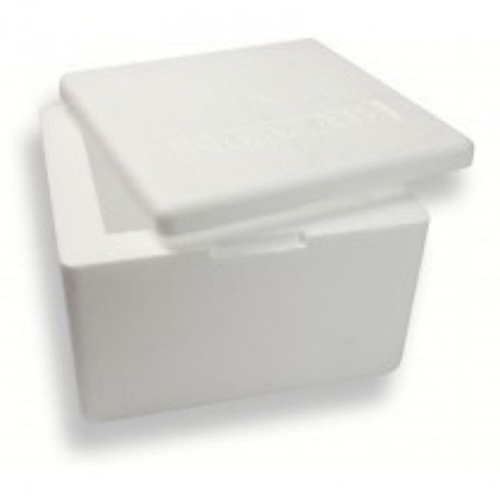 X1ST. ISOMO-DOZEN MET DEKSEL  25X17X11 WIT  _