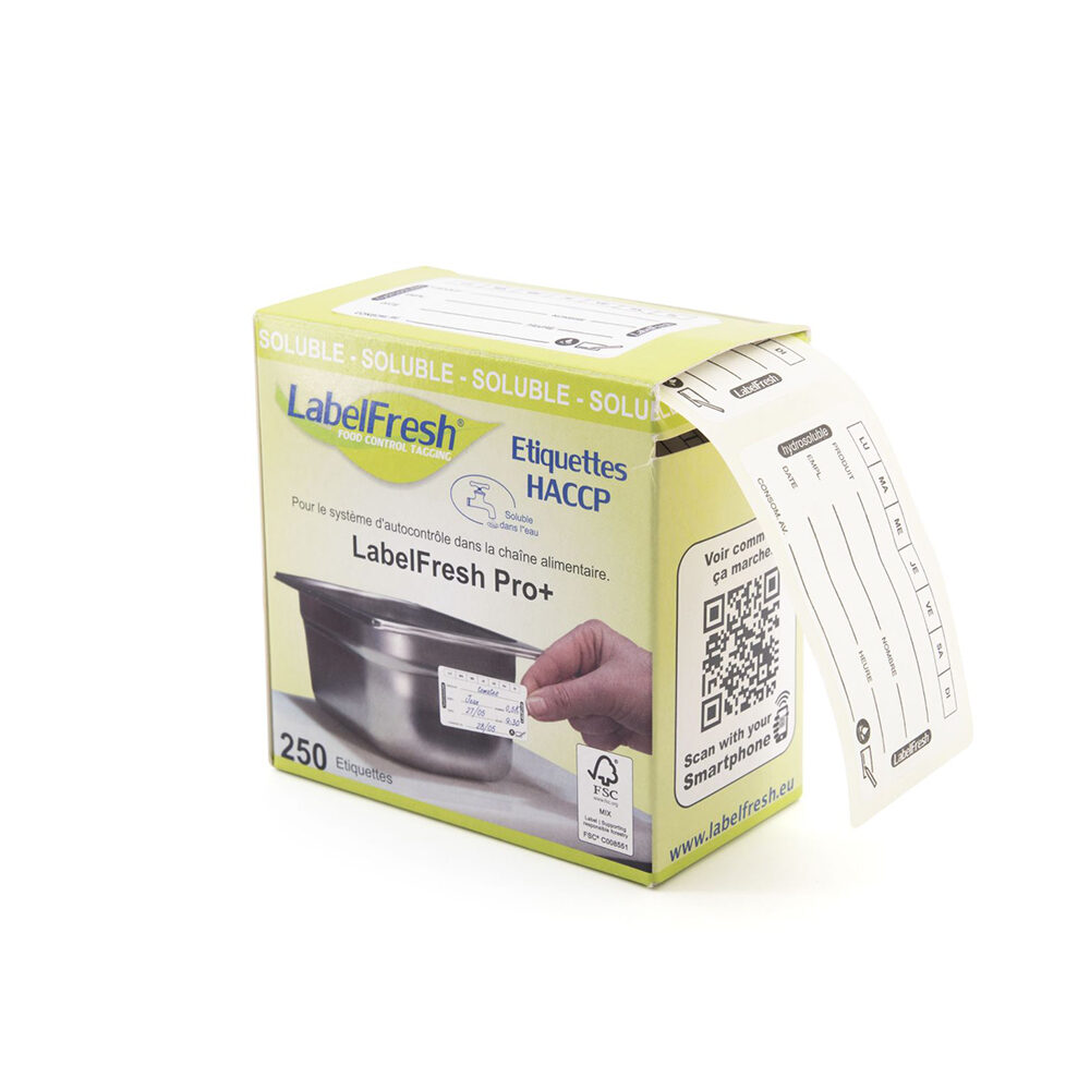 ROULEAU LABELFRESH 7 JOURS 250PCS