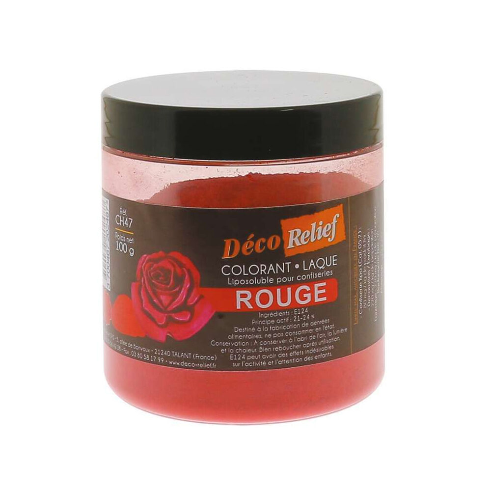 X 100GR POWDER RED CHOCO DECO