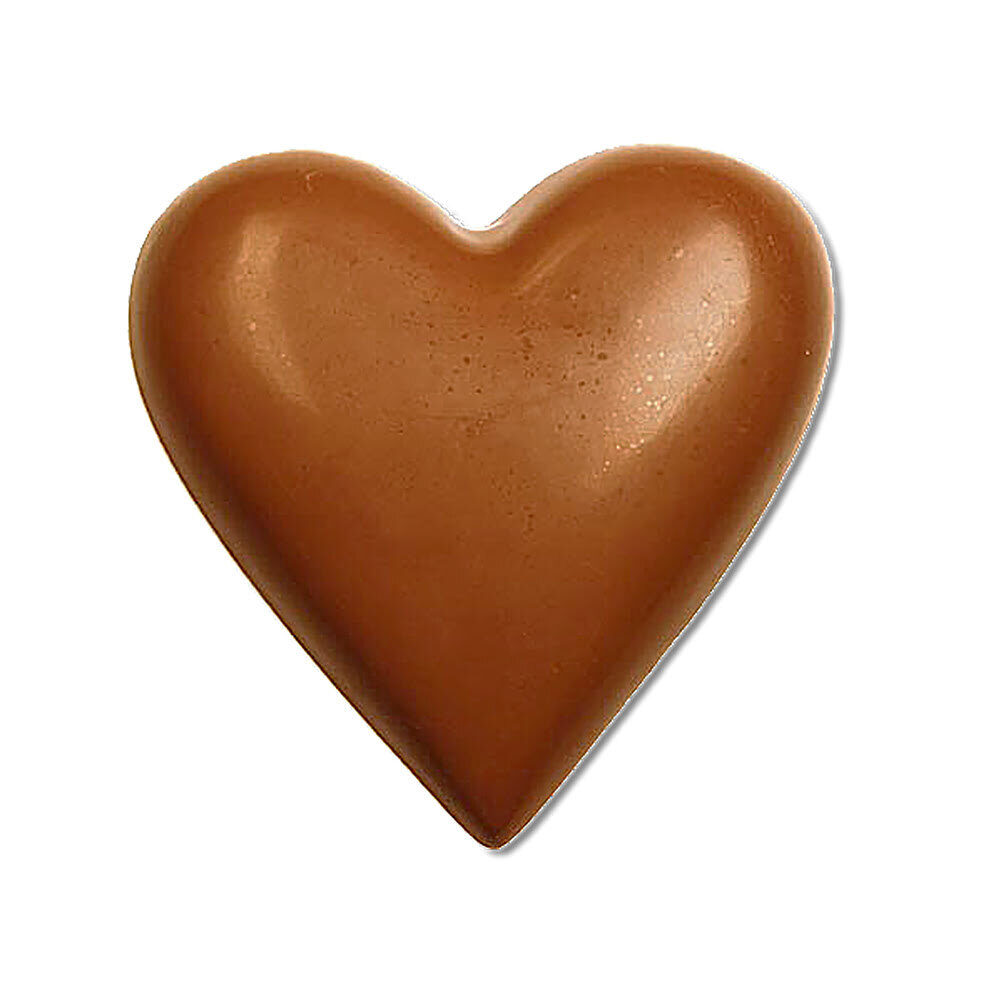 1ST CHOCOLADEVORM HART 65MM