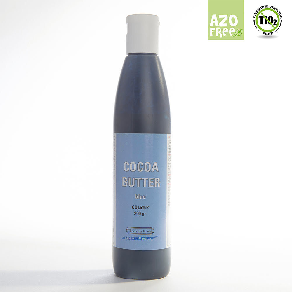 X1PC BEURRE DE CACAO BLEU 200GR AZO
