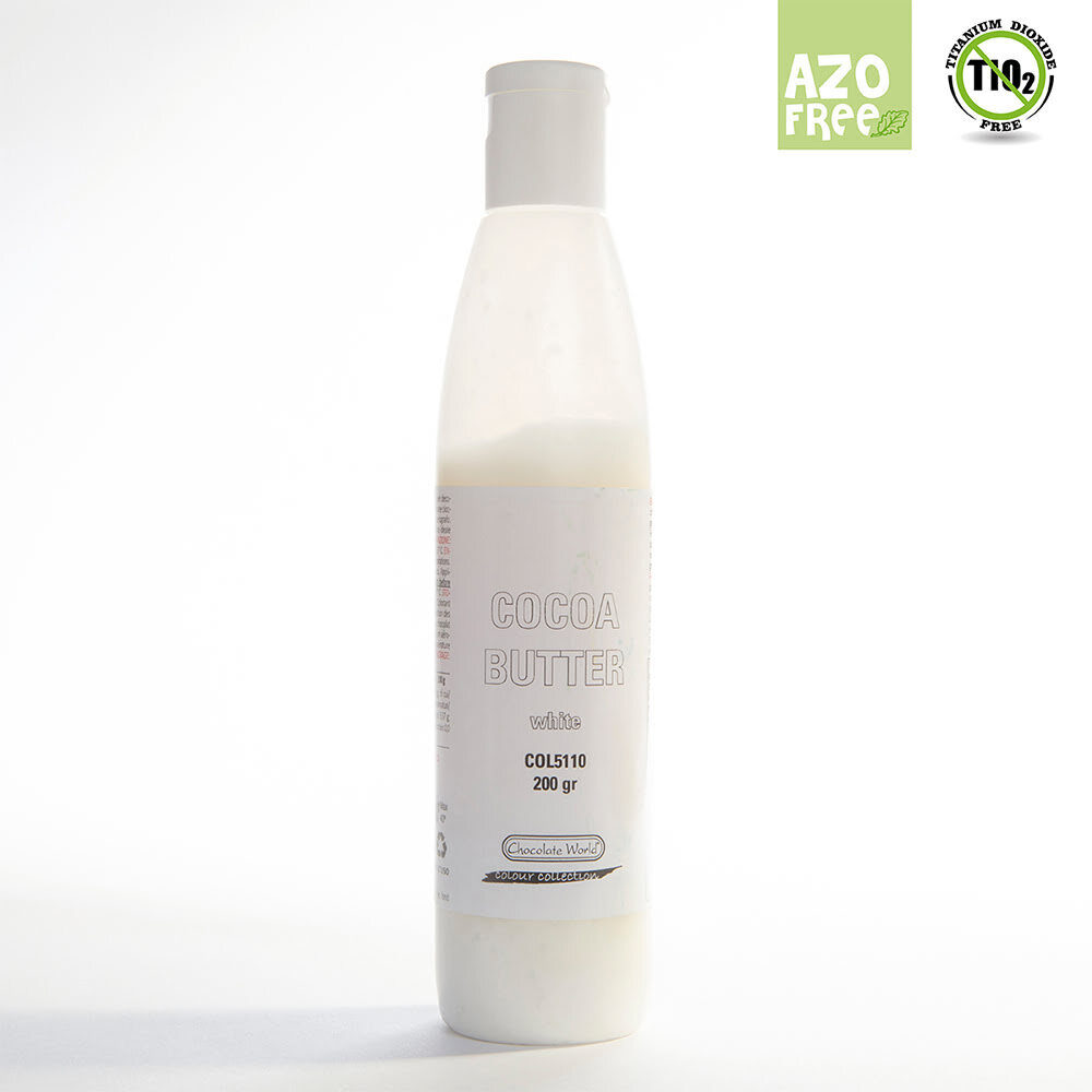 X1PC BEURRE DE CACAO BLANC 200GR AZO