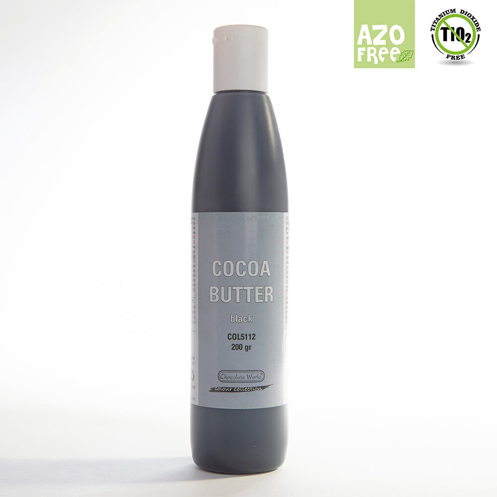 X1PC COCOA BUTTER BLACK 200GR AZO
