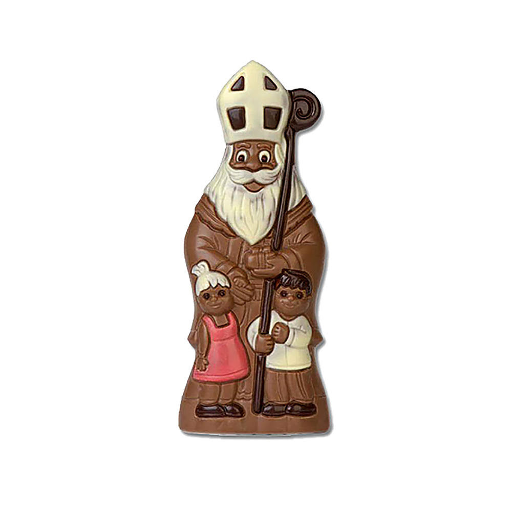 X1ST CHOCOLADEVORM SINTERKLAAS MET KINDEREN
