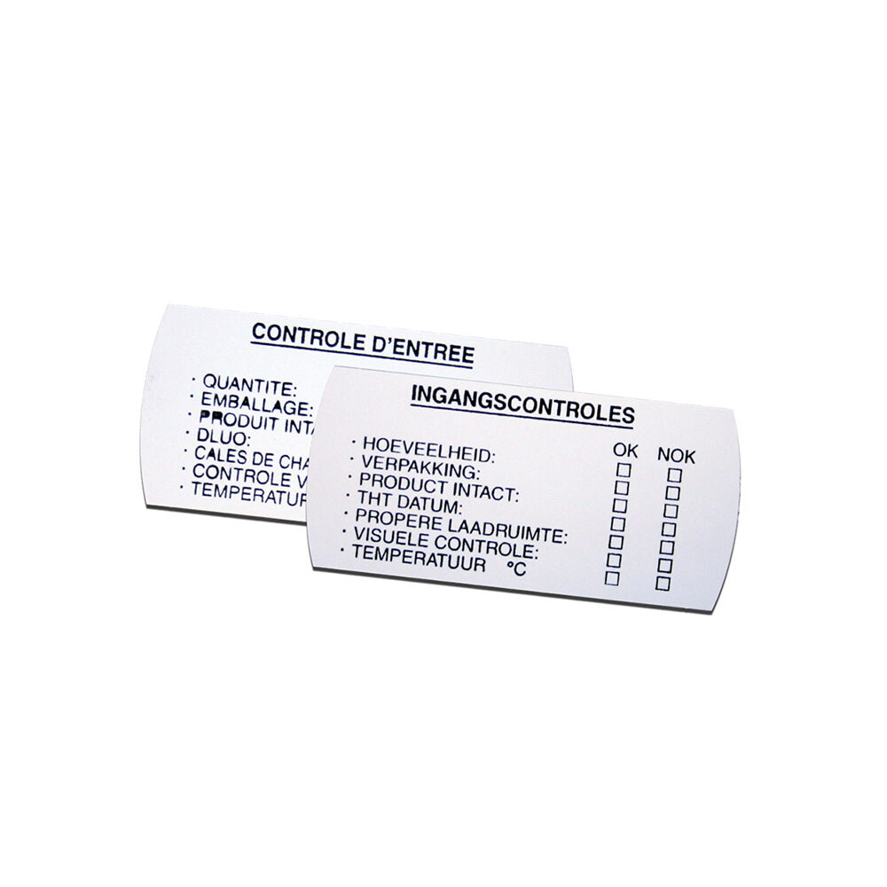X1ST STEMPEL INGANGSCONTROLE FRANS
