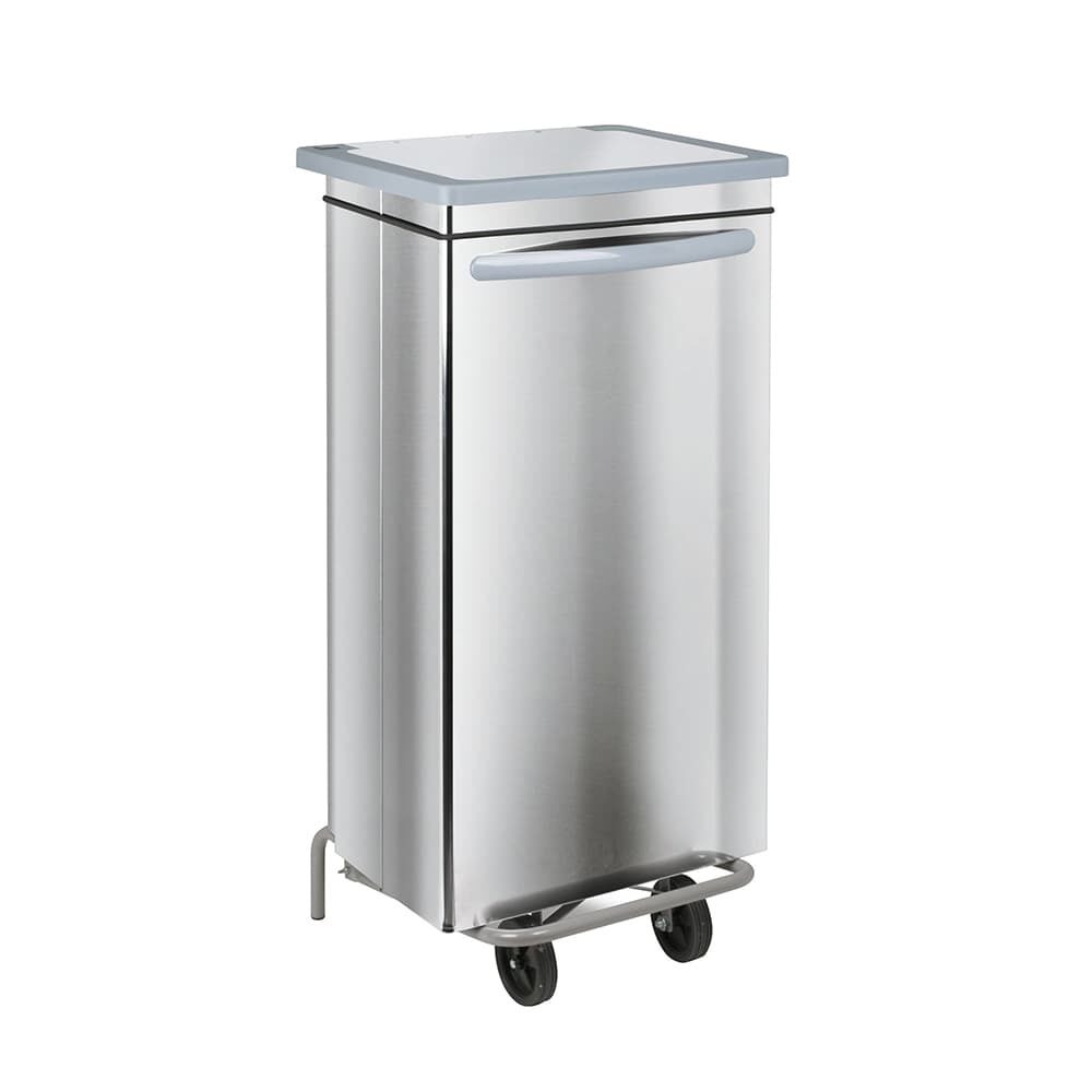 WASTE CONTAINER INOX 80L 37X47X97CM