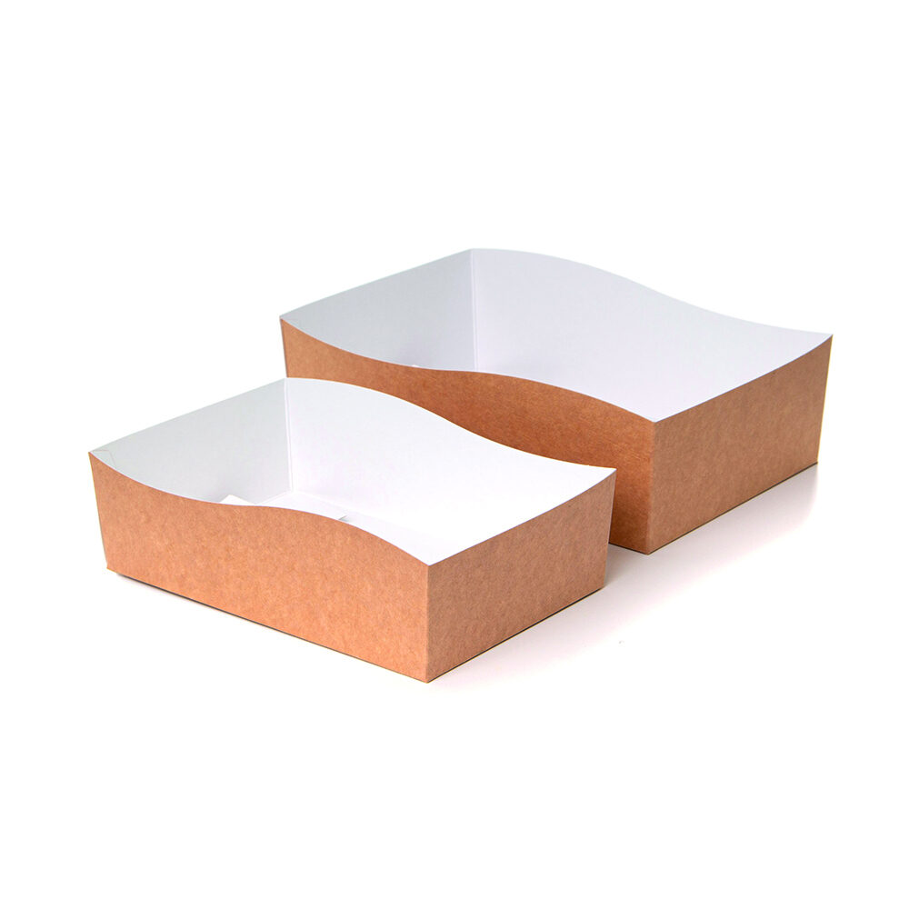 X100PC PANIERS WAVE 205X135X62 NORDICRAFT 300GR