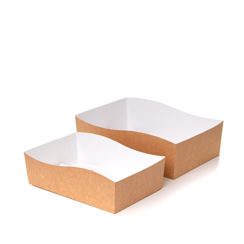X100PC PANIERS WAVE 175X115X52 NORDICRAFT 300GR