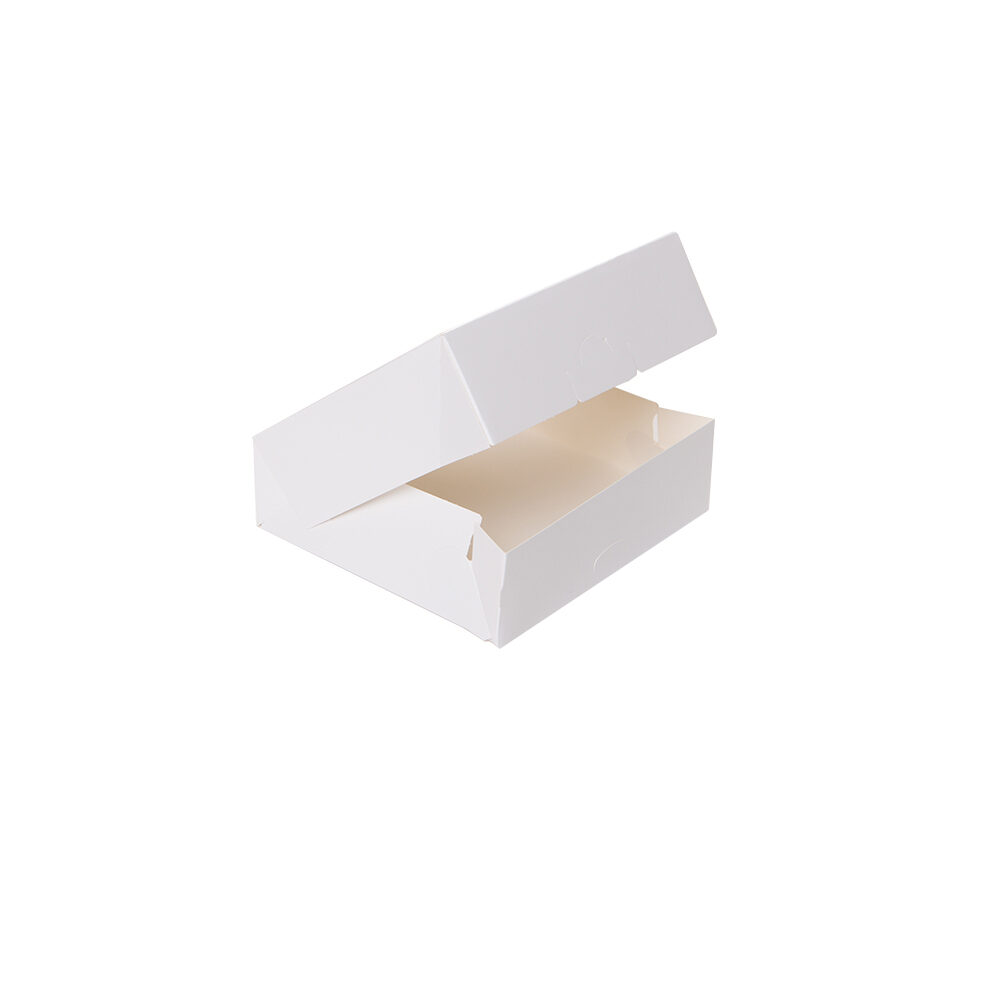 100xPATISSERIE BOX WINDOW 15/5 WHITE