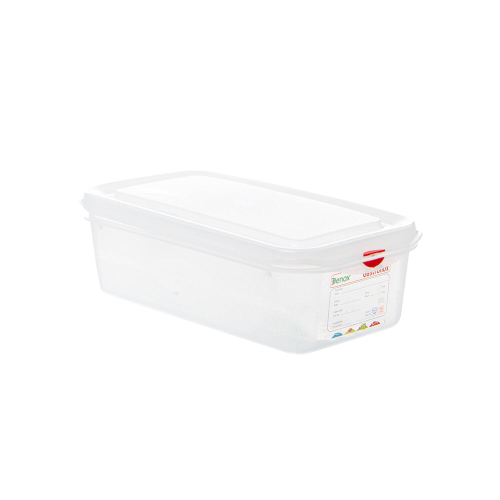 X1PC RECIPIENT+COUVER GASTRONOX 325X176XH100MM / 4 LITRES