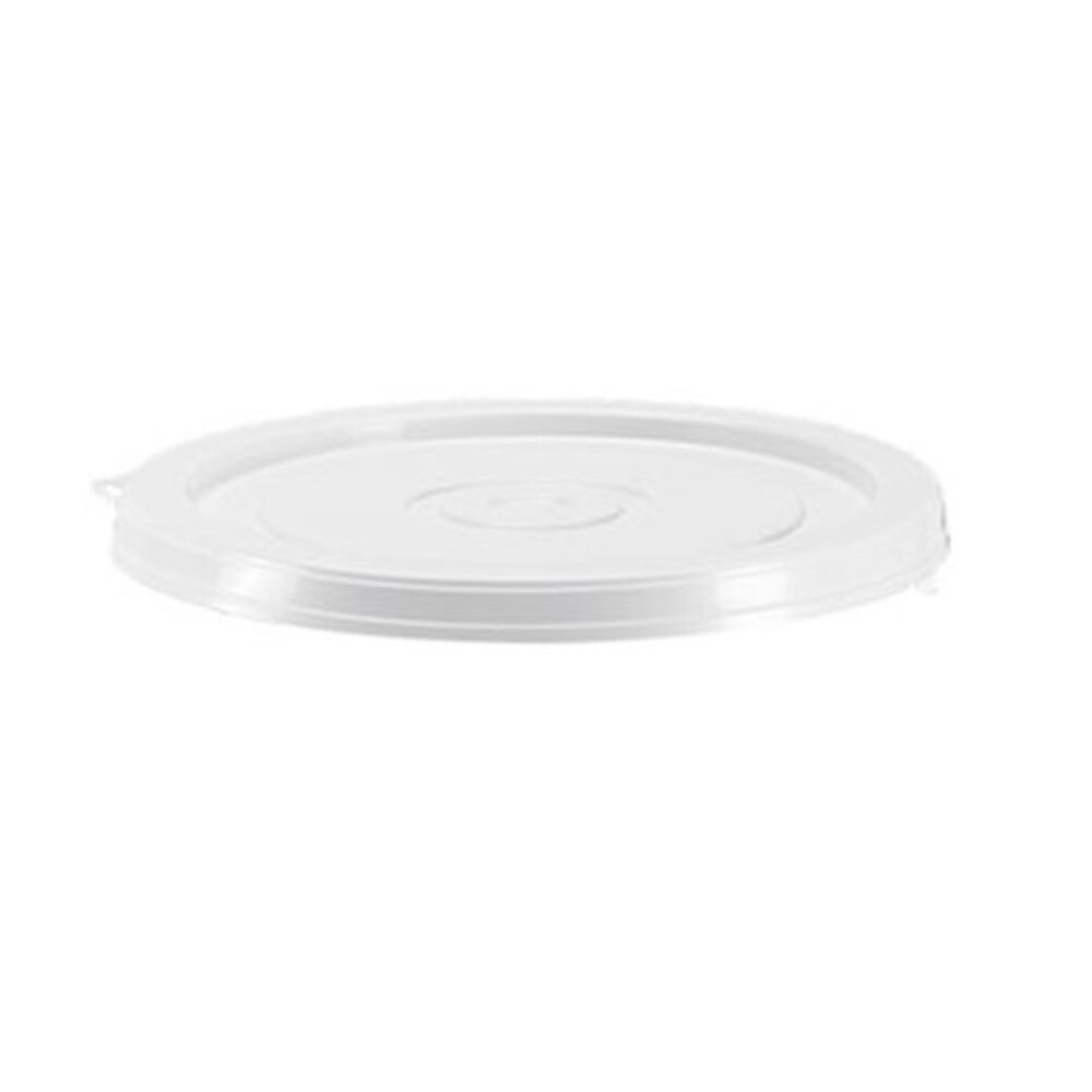 X1PC COUVERCLE POUR SEAU GRAND VOLUME PLASTIQUE BLANC 32,8L