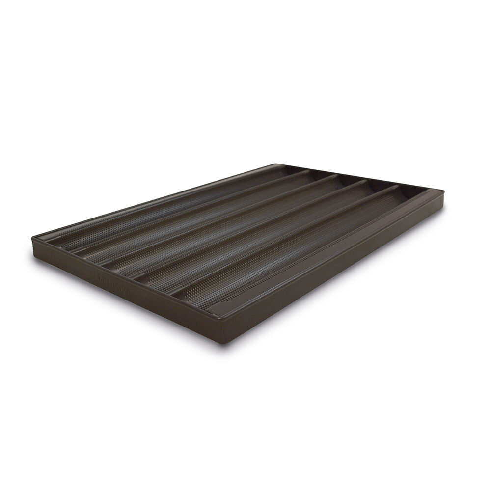 X1PC TRAY FRENCH BREAD ALUM+TEFLON 60X40CM - 5 BAG/L 60CM