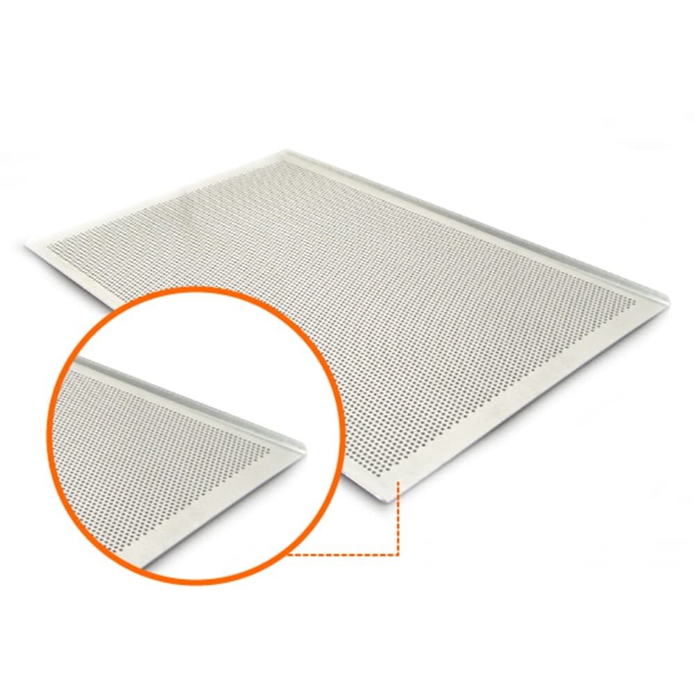 X1ST BAKPLAAT ALUMINIUM 60X40CM - 2B 45° OPEN 40