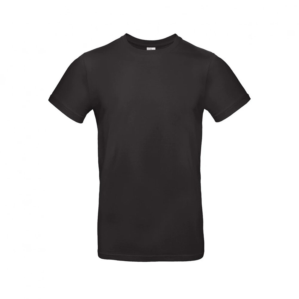 X1PC T-SHIRT A COL ROND NOIR HOMMES L