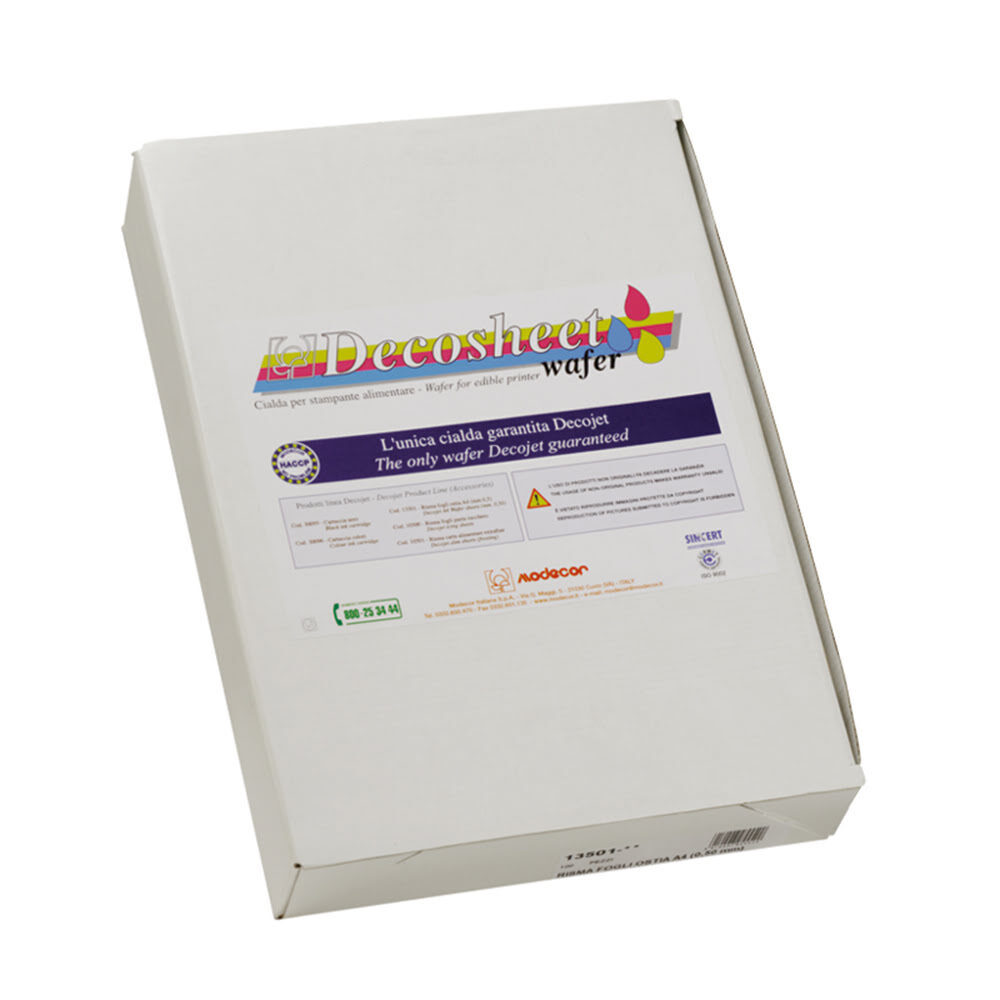 X30PC TRANSFERTS SHEETS FOR CHOCOLATE A4 NO E171 PLASTIC