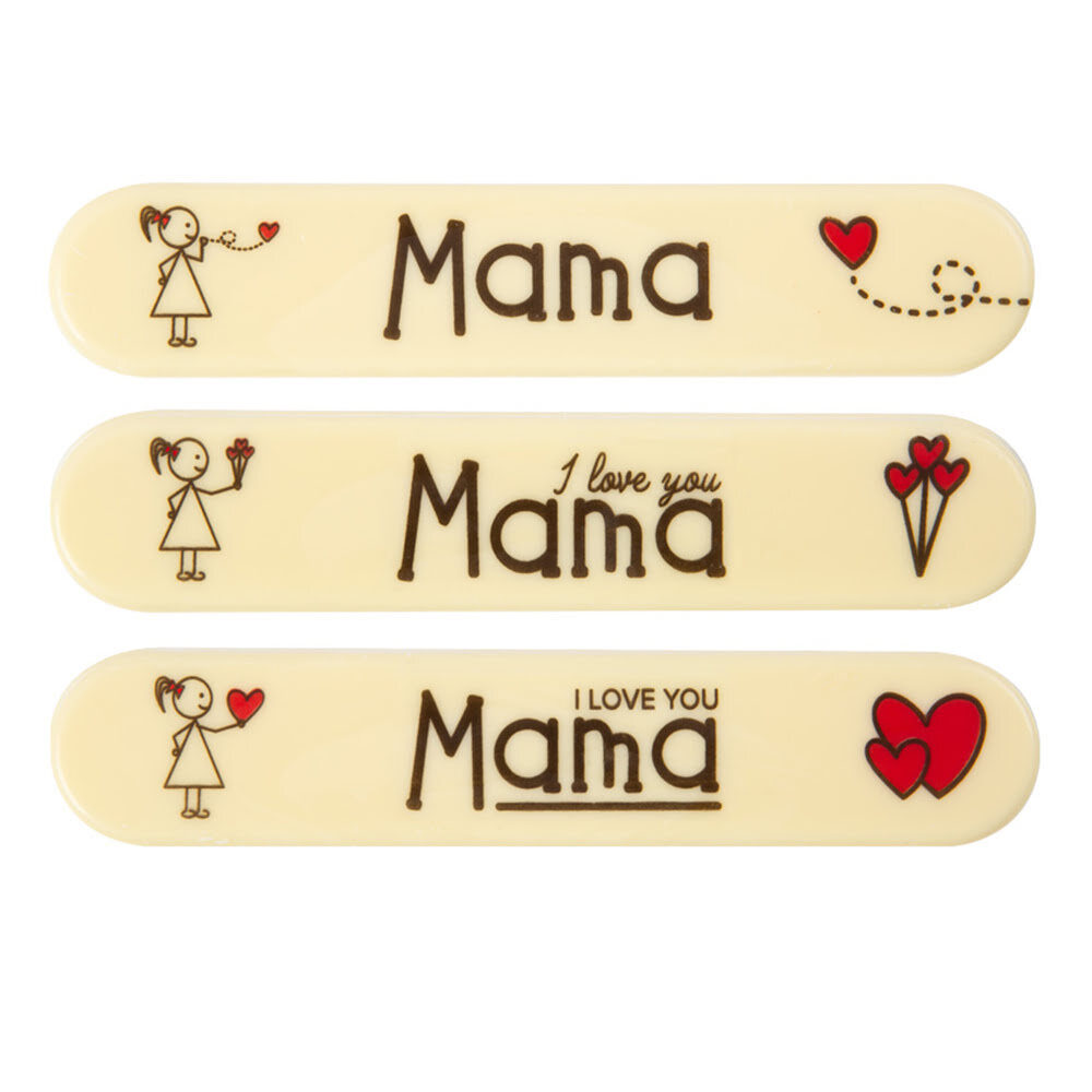 X35ST ASSORTIMENT ECLAIR MAMA L.15X3CM WITTE CHOCOLADE 10830