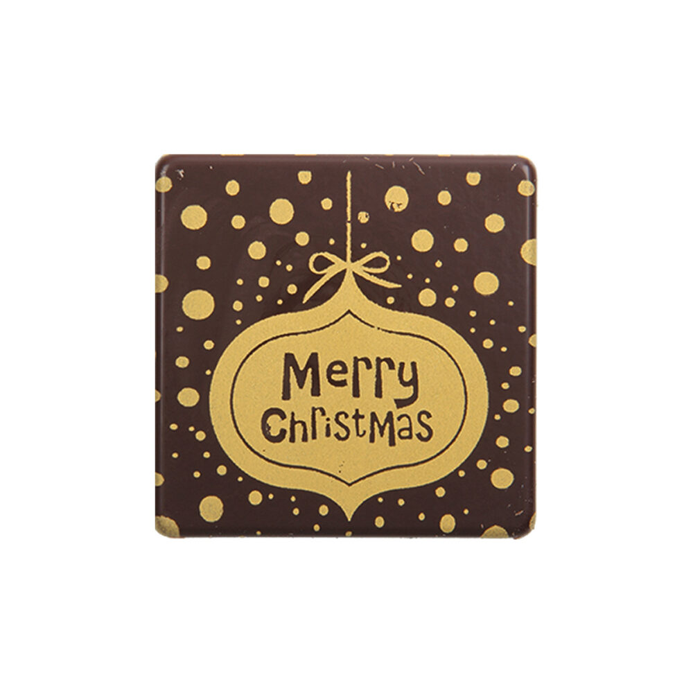 X 120PC. MERRY CHRISTMAS SQUARE PLATE    13777%