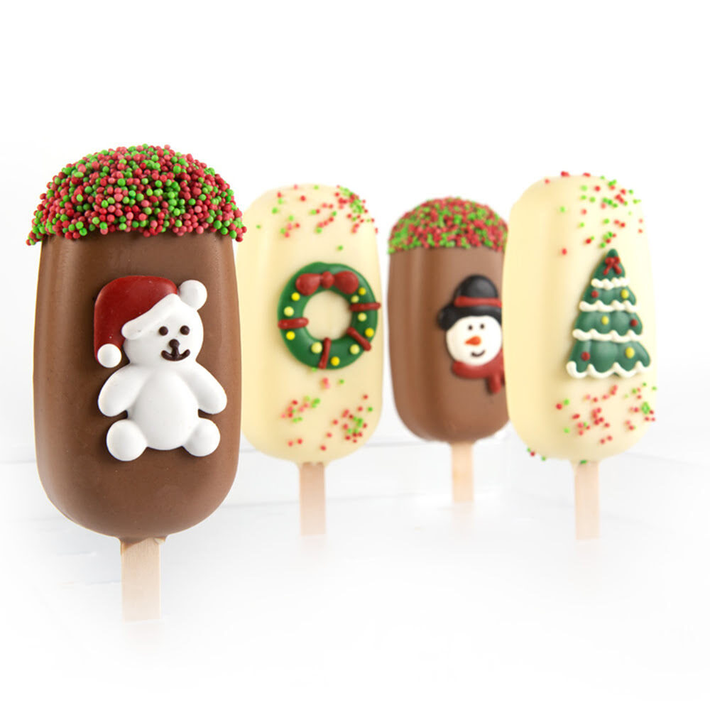 X60ST ASSORTIMENT KERST L.3X4CM CHOCOLADE 14488