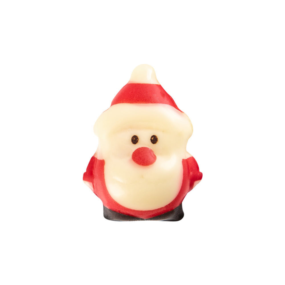 X72PC SANTA CLAUS 3D 3,5X2,5CM CHOCOLATE 14494