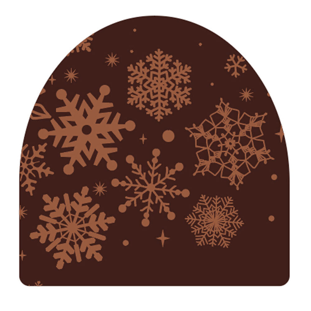 X75 BUCHE ZIJKANT MINI IJSKRISTAL D.5CM CHOCOLADE 14669
