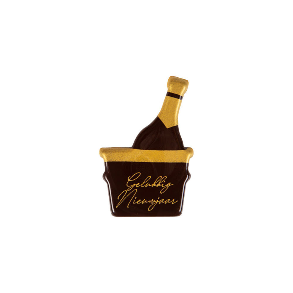 X120PC BOUTEILLE DANS SEAU A CHAMPAGNE G. NIEUWJAAR CHOC.
