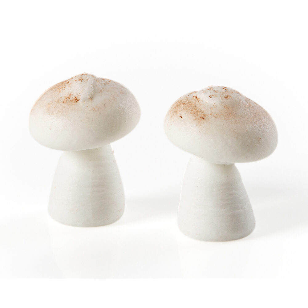 X42PC WHITE MUSHROOM H.4CM SUGAR 14848