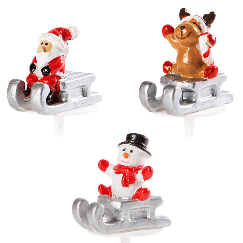 C/40PCS. ENSEMBLE FIGURES NOEL LUGE 14930
