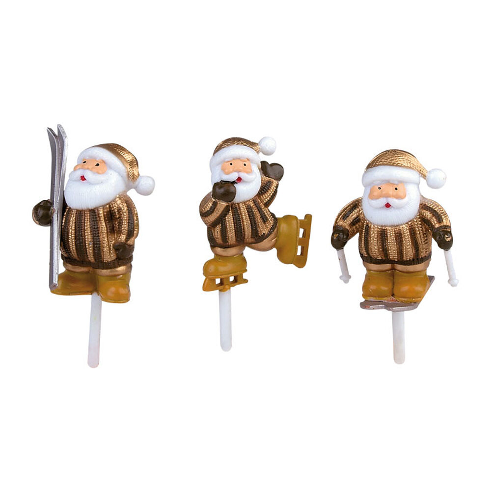 X 72PCS SANTA CLAUS BRONZE 14963