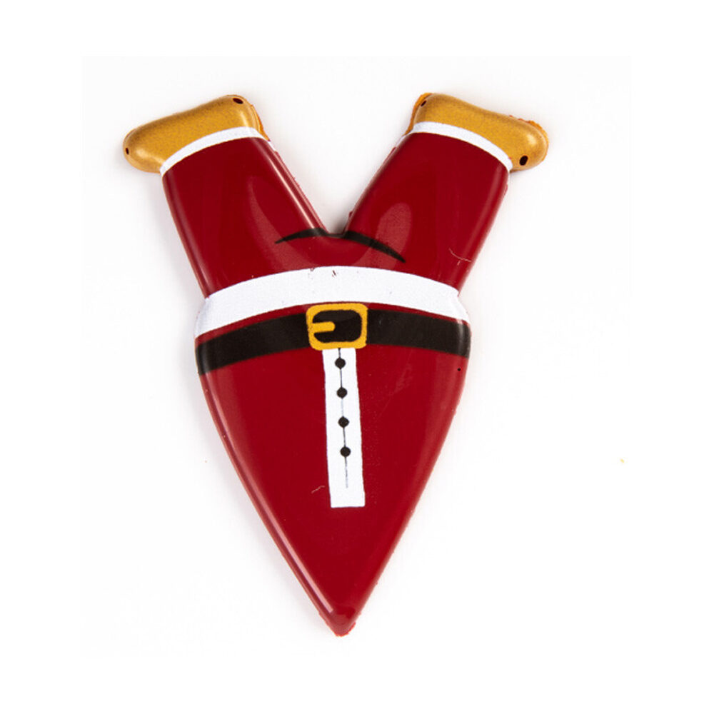 X60PC PÈRE NOEL UPSIDE DOWN L6,4 X 5CM CHOCOLAT 15342