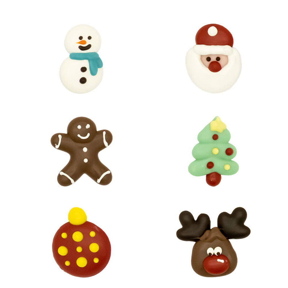 X90PC ASSORTMENT CHRISTMAS / PETIT-FOURS D.2CM CHOC.15715
