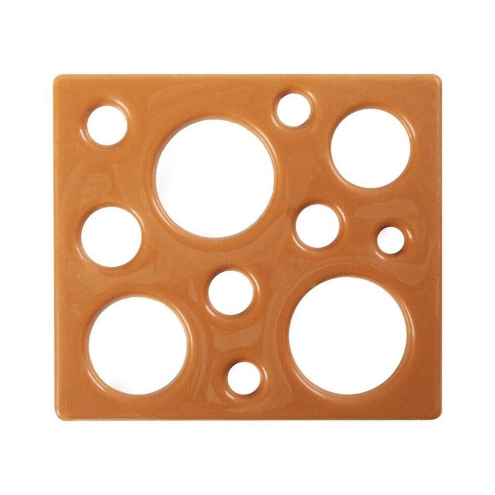 X40ST BUCHE ZIJKANT MET GATEN CARAMEL L9X8CM CHOCOLADE 15727