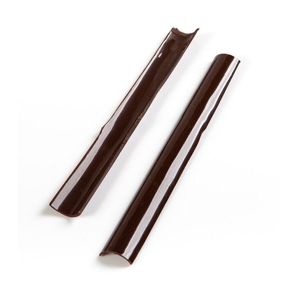 X100ST GEKRULDE TUBE L.19X2CM CHOCOLADE 15730