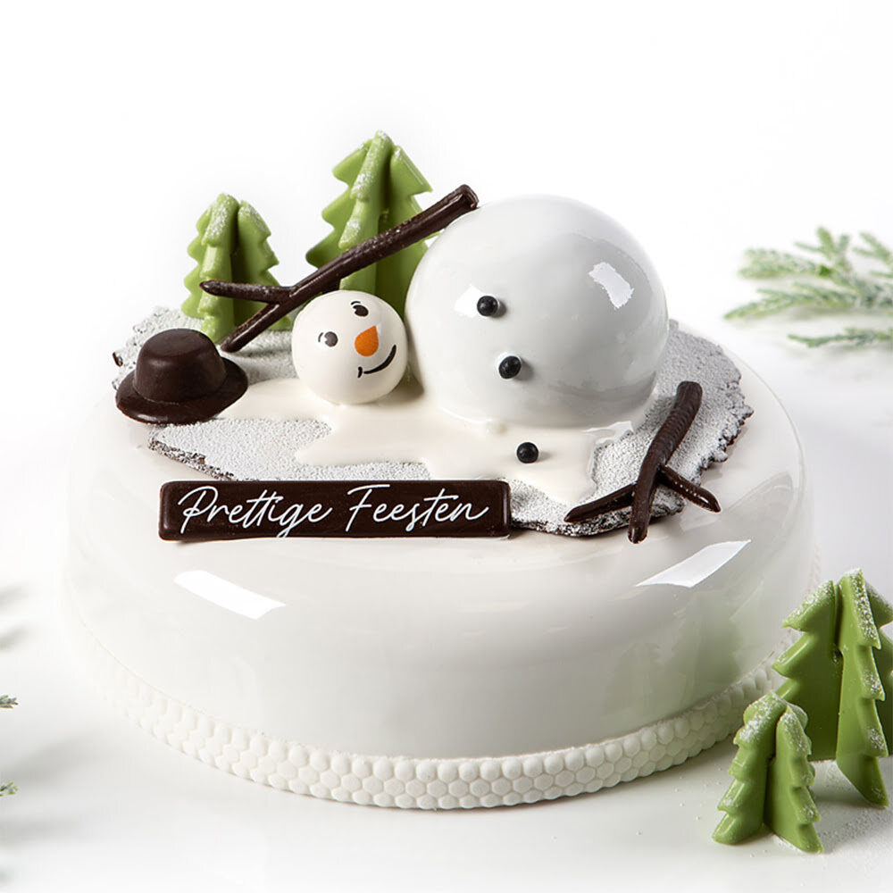 X96PC ASS. TETE BONHOMME DE NEIGE D2,8CM 3D CHOC.BLANC 15845