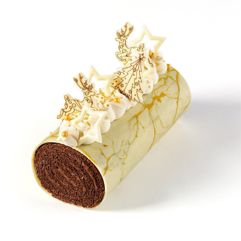 X220PC OPEN STAR WHITE D.4CM CHOCOLATE 15861